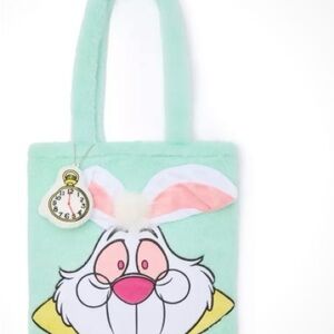 Disney Store White Rabbit Plush Tote – Alice in Wonderland NWT